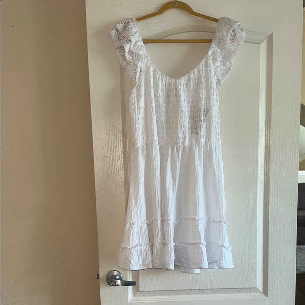 Lily Rose White Lace Dress